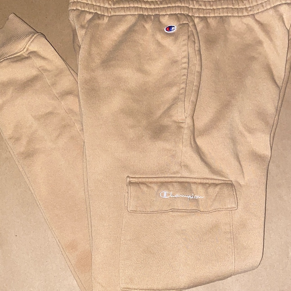 Champion Kids Beige Cargo Joggers
